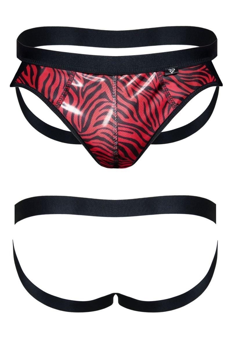 Труси Regnes Fetish Planet Jockstraps, M (червоний-чорний)