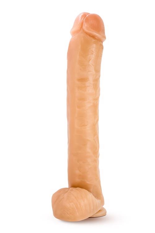 Dildo Hung Rider Bruno, 35.5 cm (w kolorze cielistym)