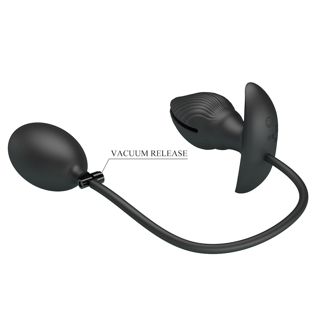 Korek analny Pretty Love Manson, 9,6 cm (czarny)