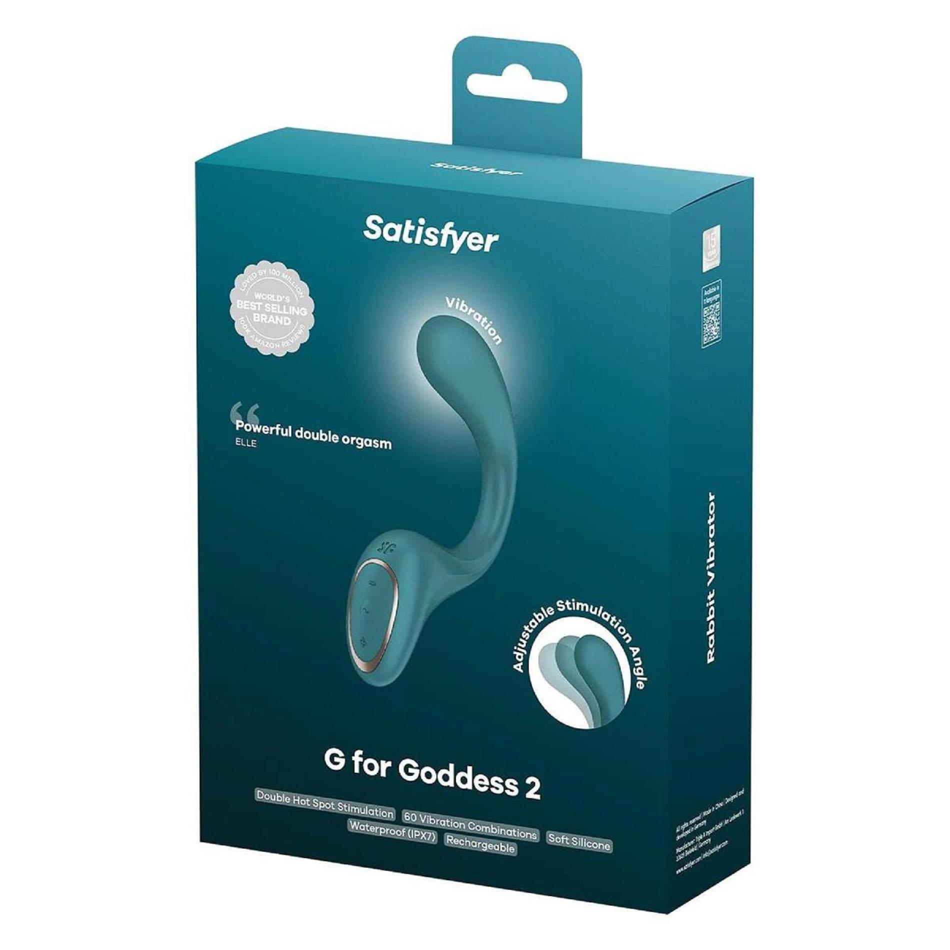 Вибратор Satisfyer G For Goddess 2, 18.8 см (зеленый)
