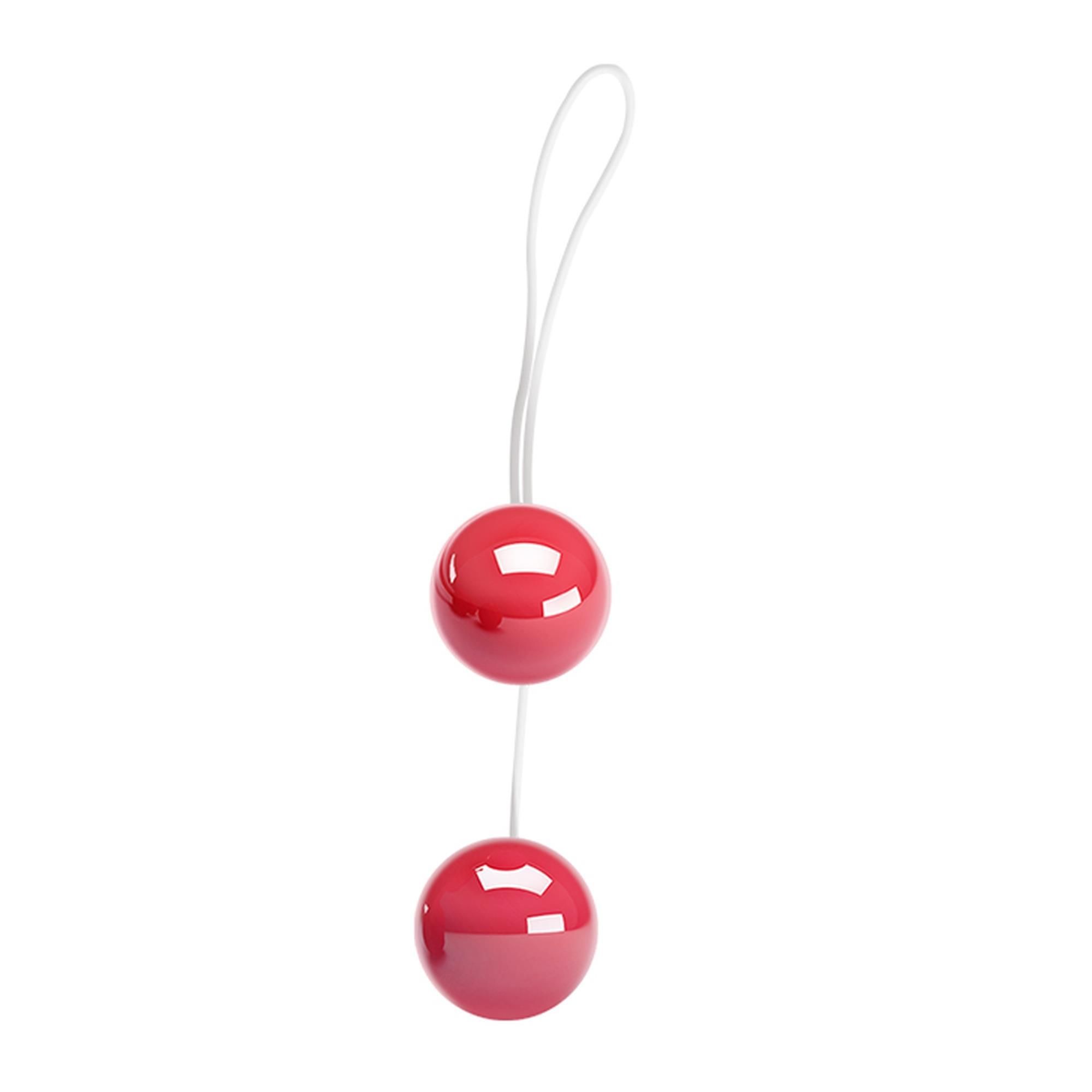 Вагінальні кульки Twins Ball, 19 см (червоні)