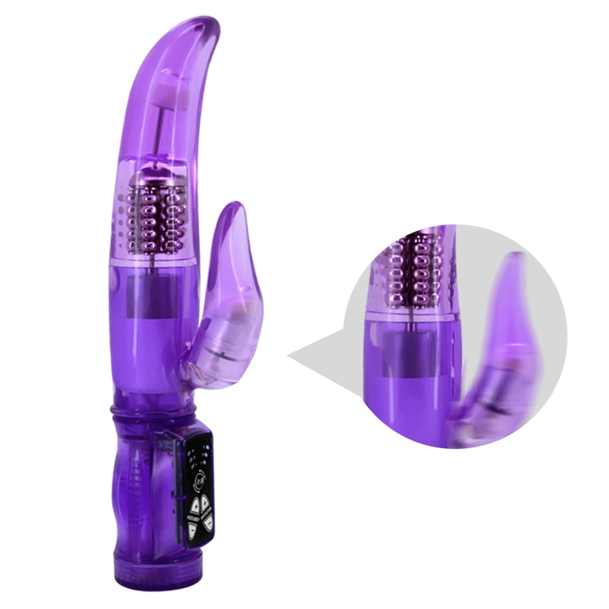 Вибратор-кролик Baile Perfect To Enjoy, 22 см (фиолетовый)