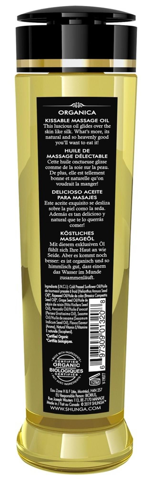 Массажное масло Shunga Organica Maple Delight, 240 мл