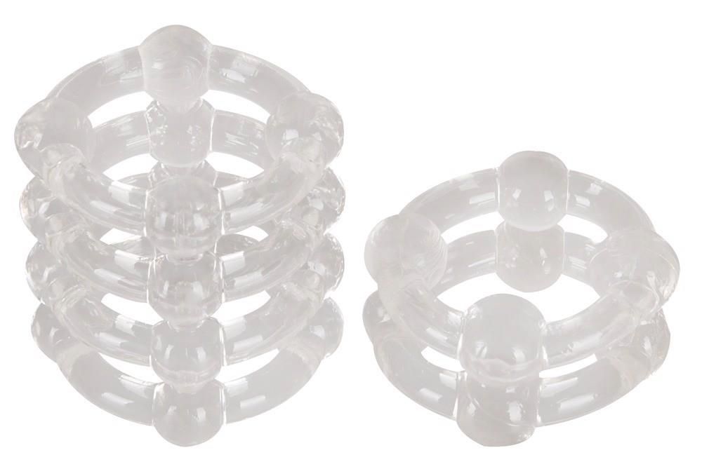 Набор эрекционных колец You2Toys, 2,5 см (прозрачный)