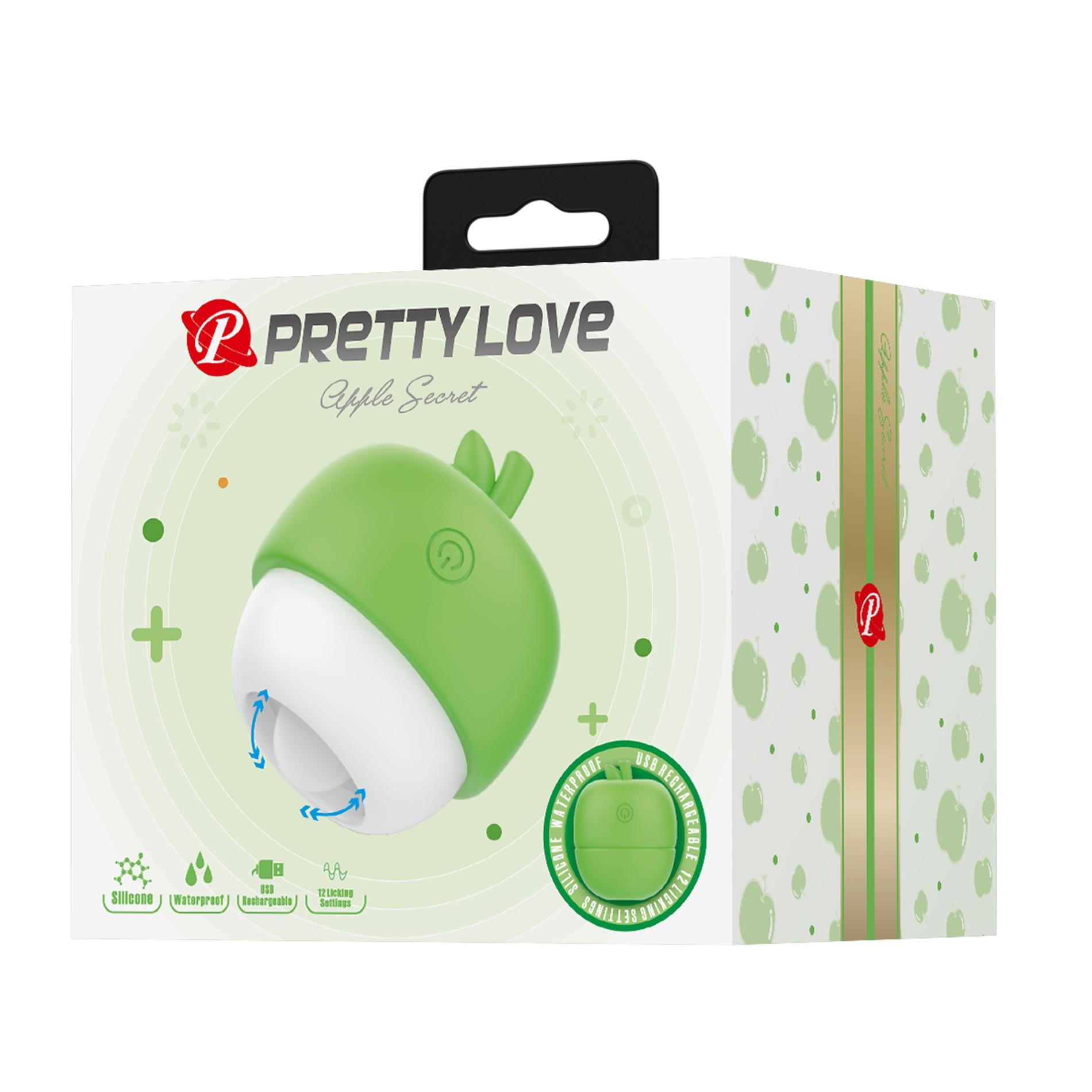 Клиторальный стимулятор Pretty Love Apple Secret (зеленый)