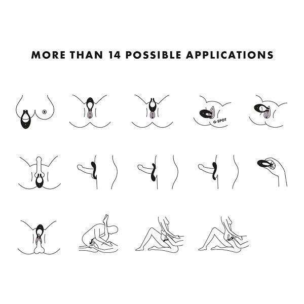 Wibrator Satisfyer Endless Joy, 13,5 cm (czarny)