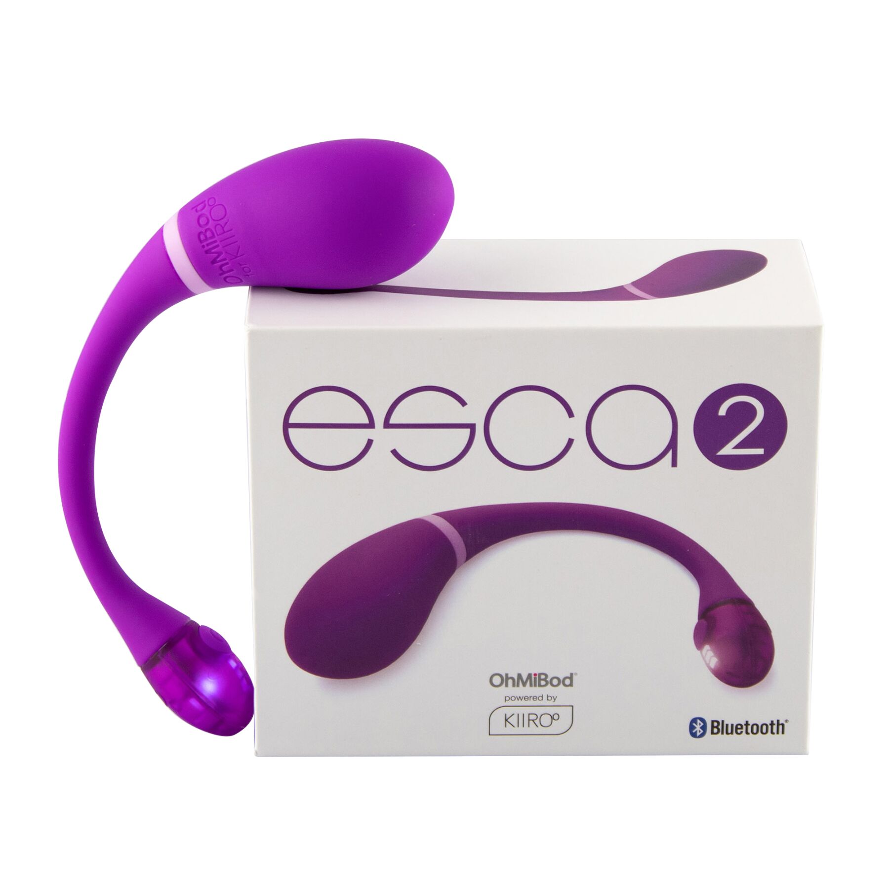 Виброяйцо Kiiroo OhMiBod Esca 2, 18,5 см (фиолетовый)