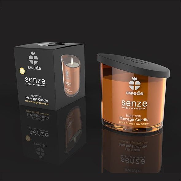 Масажна свічка Senze Seduction Massage Candle, 50 мл