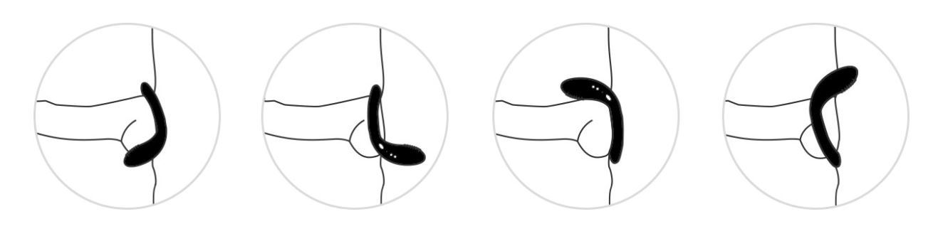 Pierścień wibracyjny Lovense Diamo, 13,3 cm (czarny)