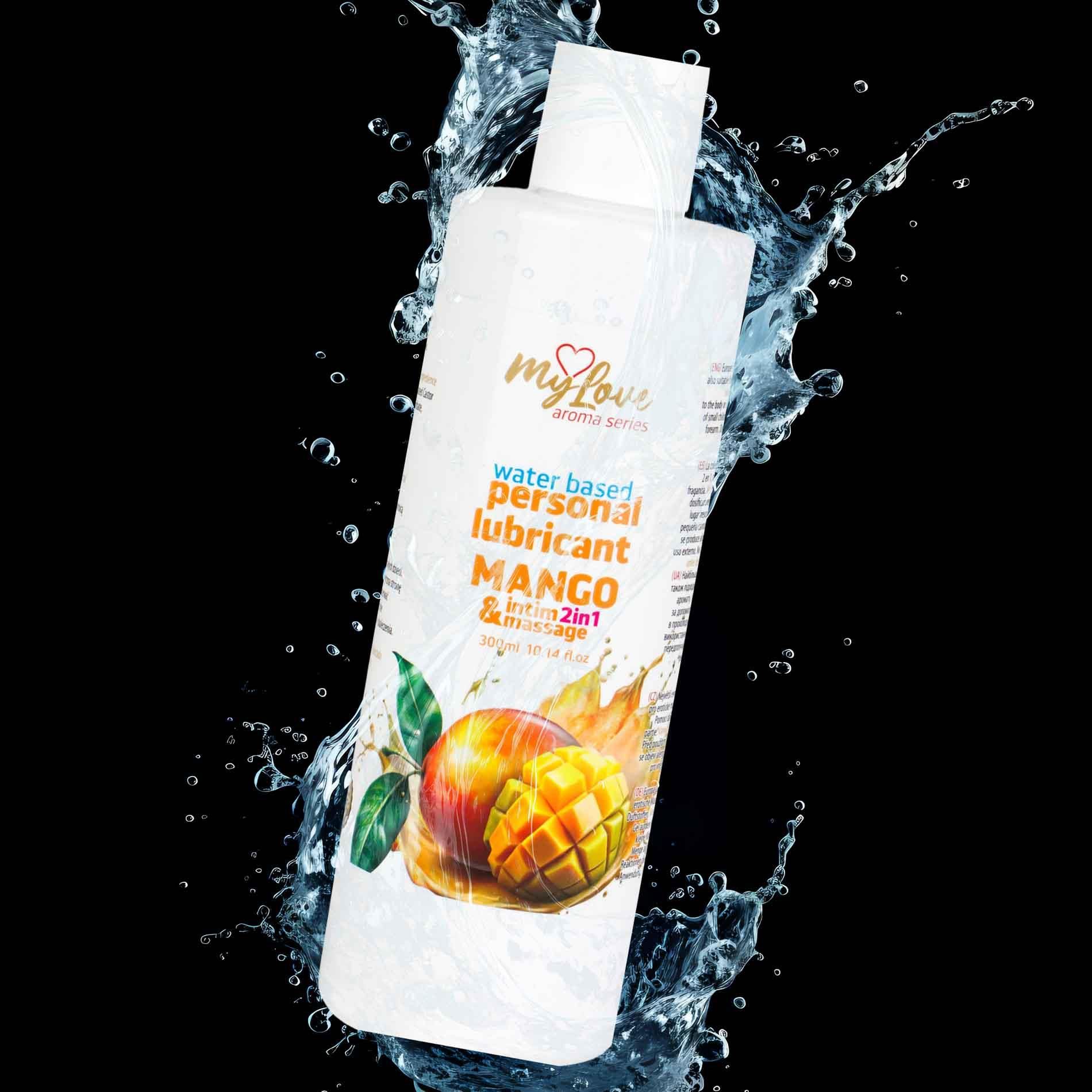 Лубрикант MyLove Aroma Series Intim&Massage 2in1 Mango, 300 мл