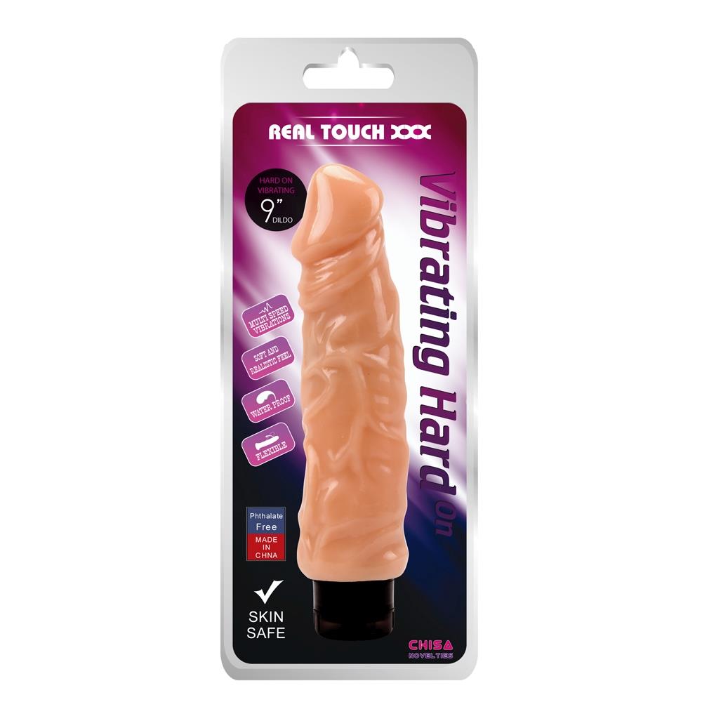 Вибратор Real Touch XXX Vibrating Hard, 22.6 см (телесный)