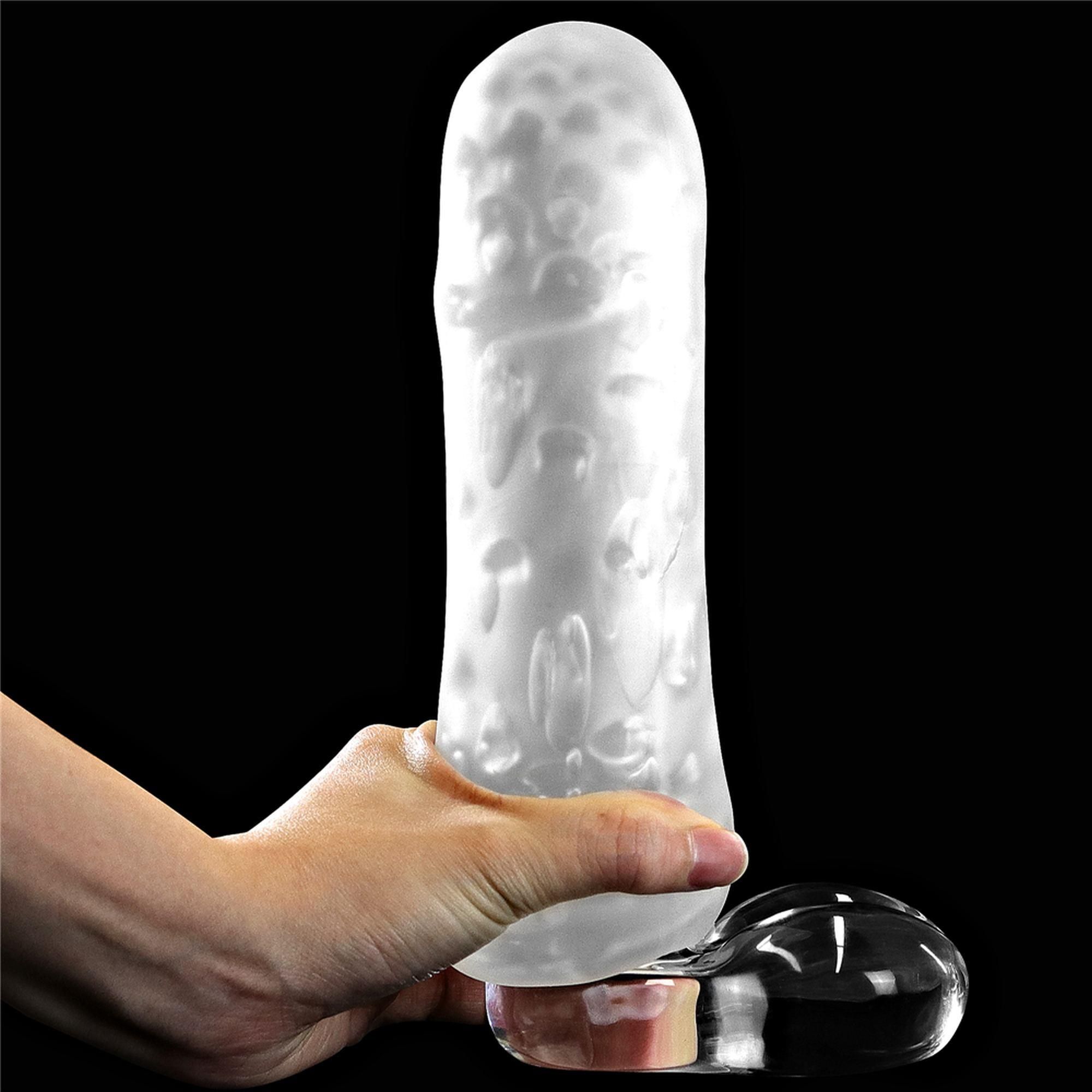 Мастурбатор яйце LoveToy Giant Egg Stamina Nodules Edition (прозорий)