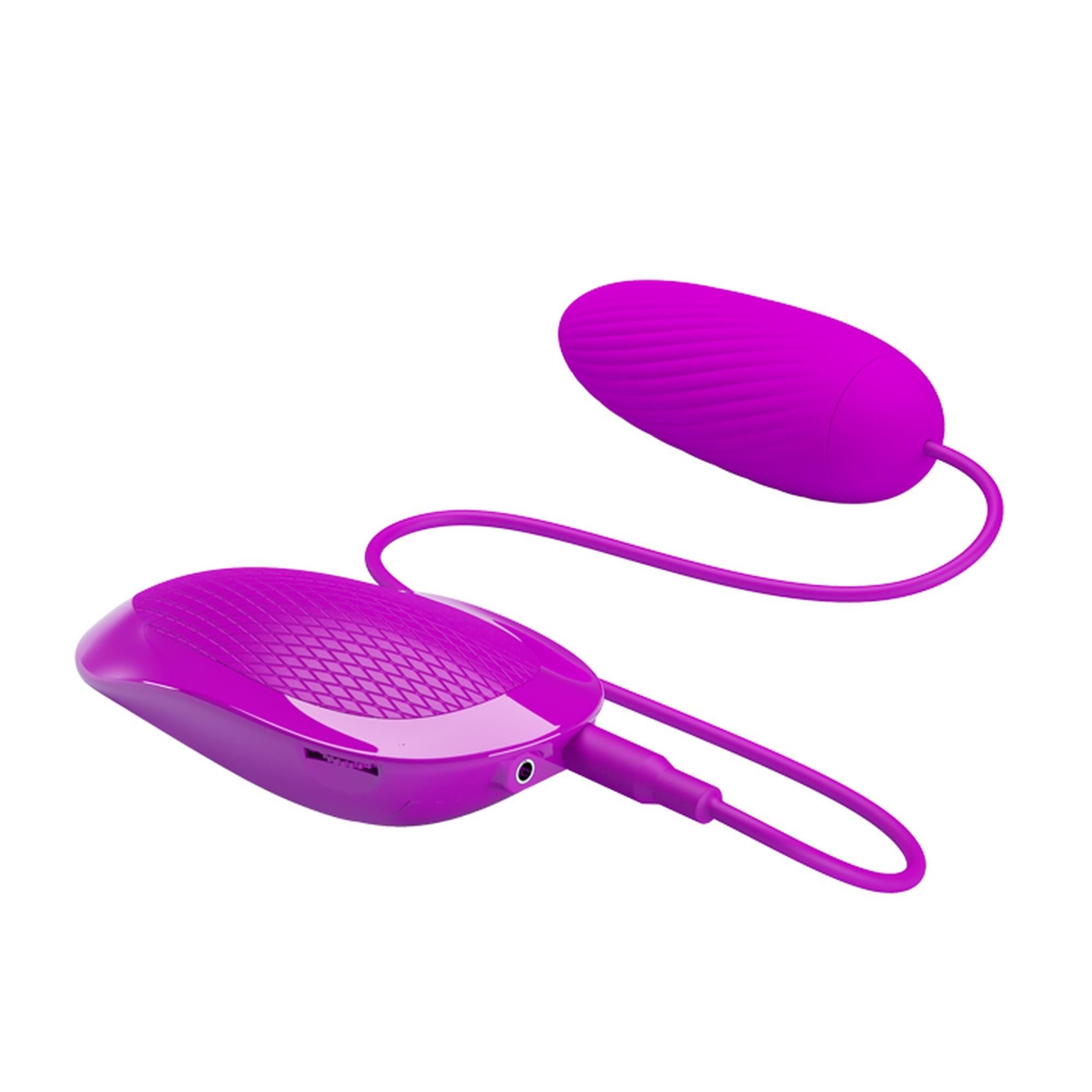 Виброяйцо Pretty Love Destrable Flirt Naughty egg, 9,5 см (фиолетовый)