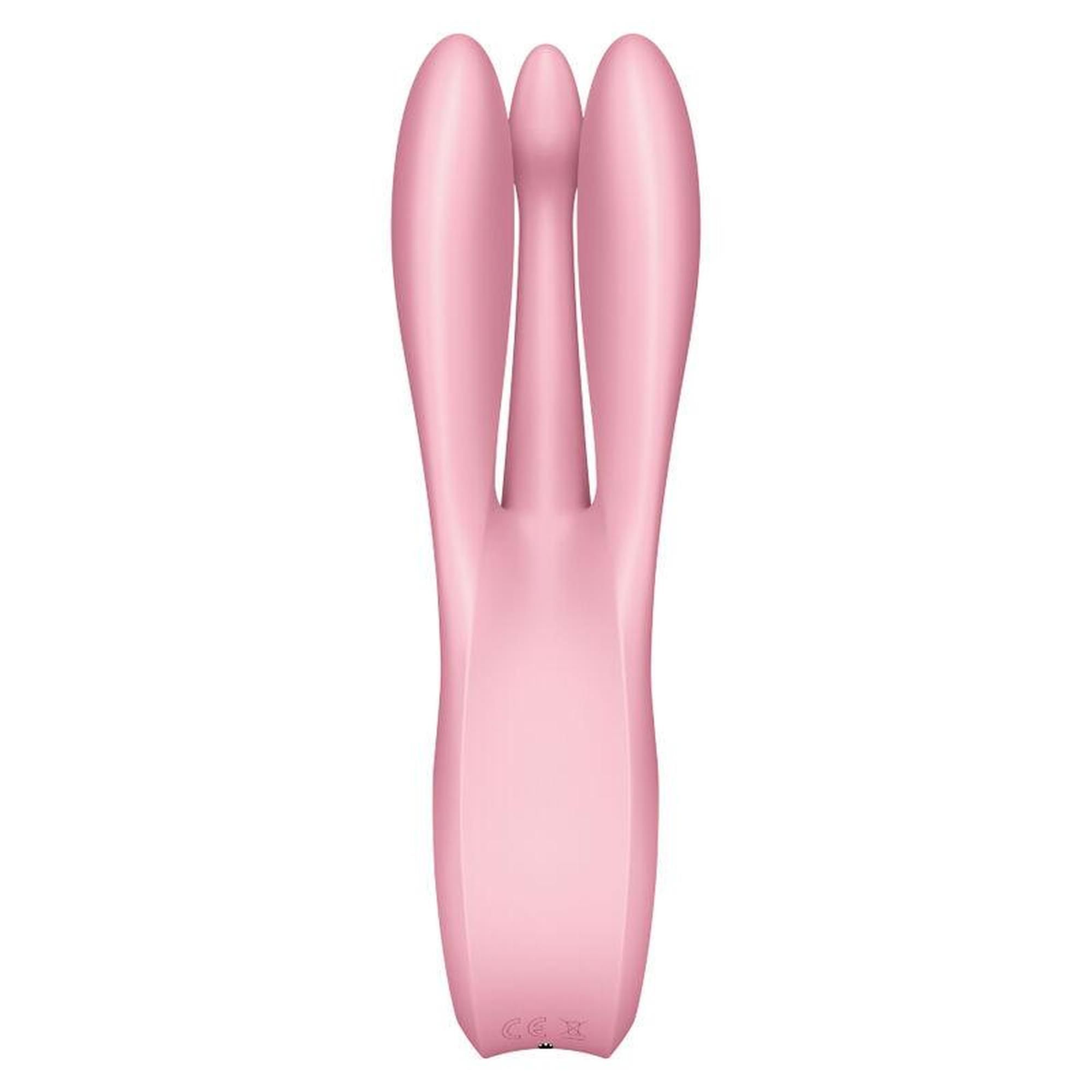 Вибратор для клитора Satisfyer Threesome 1, 14 см (розовый)