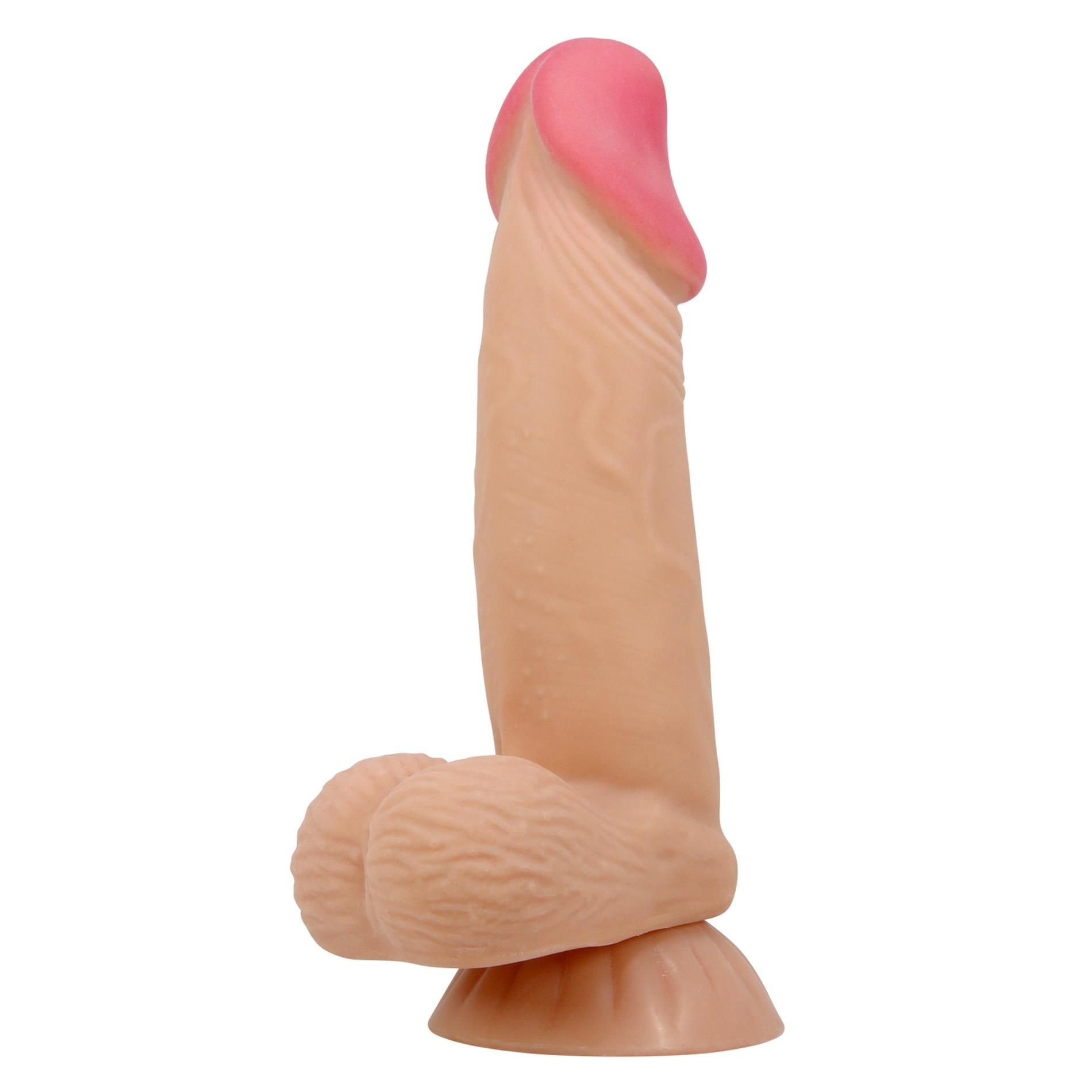 Фаллоимитатор Baile Sliding Skin Bendable 7.6'', 19.4 см (телесный)