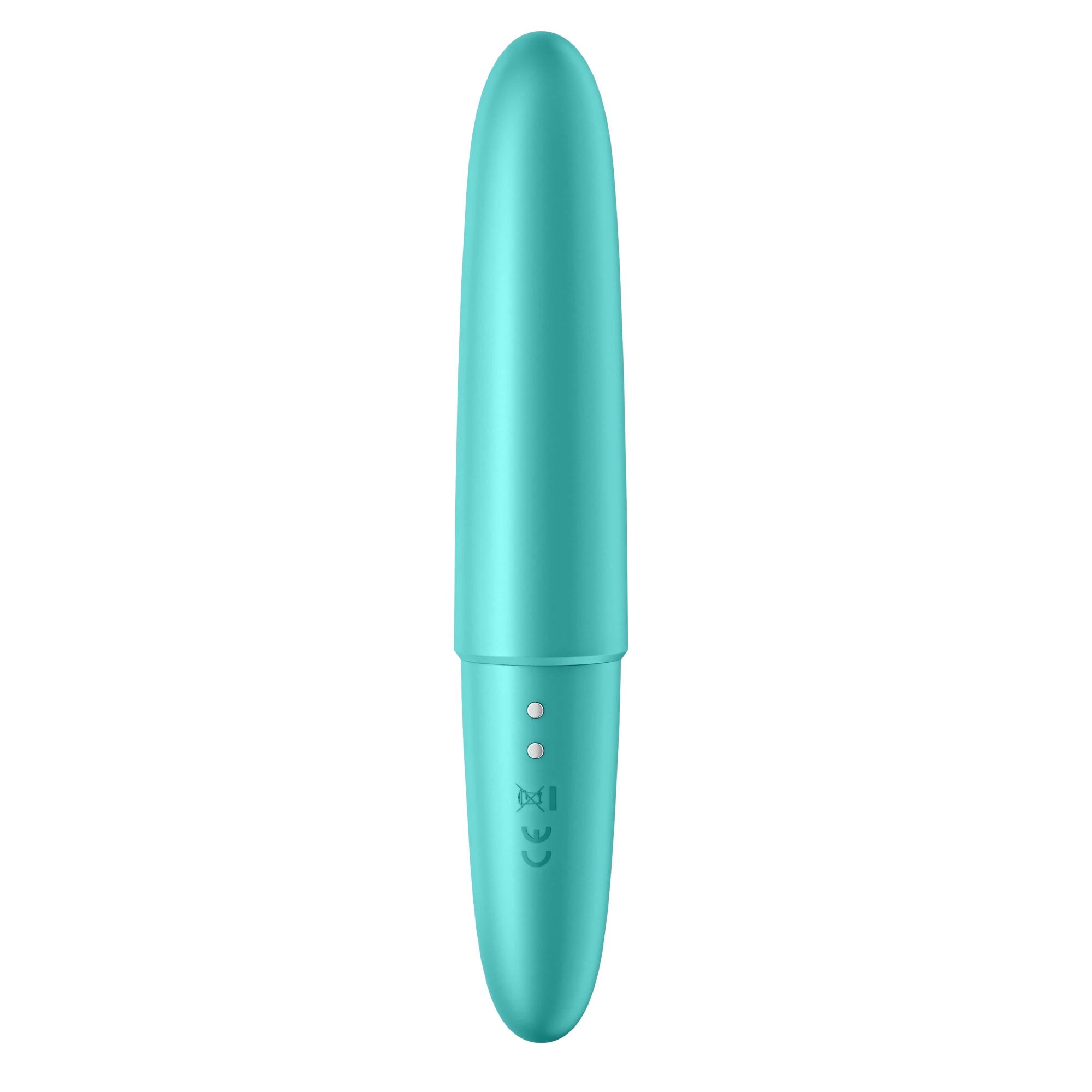 Вибратор для клитора Satisfyer Ultra Power Bullet 6, 12.8 см (бирюзовый)