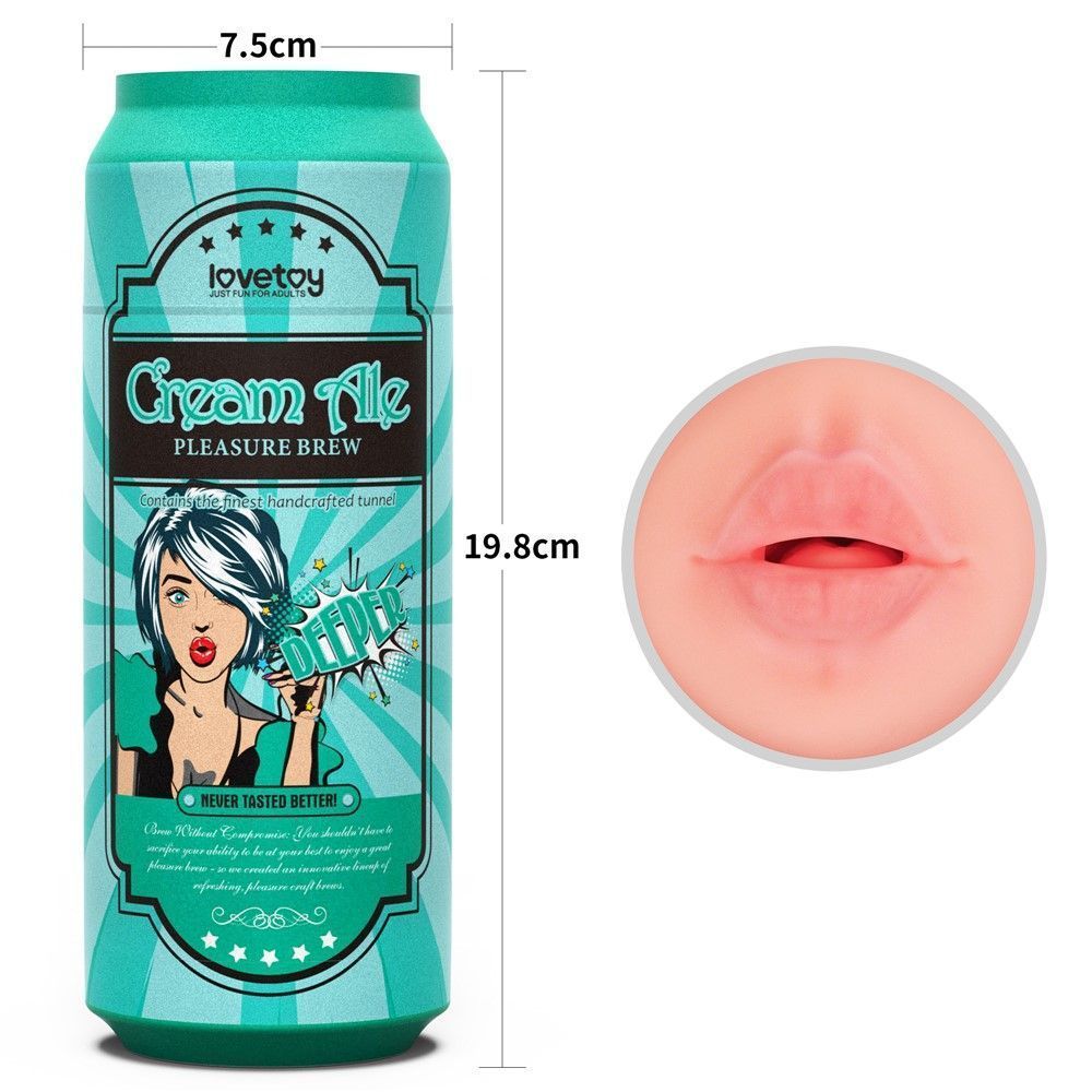 Мастурбатор LoveToy Pleasure Brew Cream Ale (тілесний)