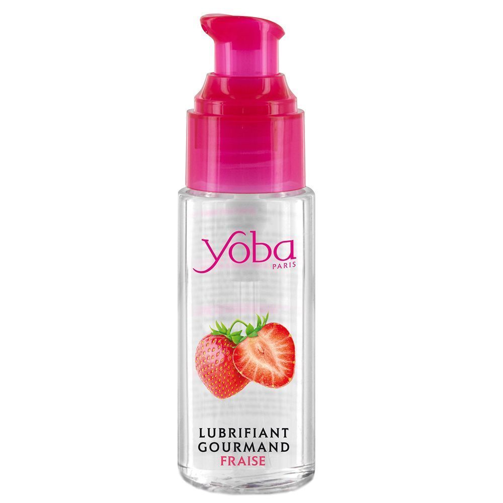 Водный гель-лубрикант Yoba Massage & Lubrifiant Fraise, 50 мл