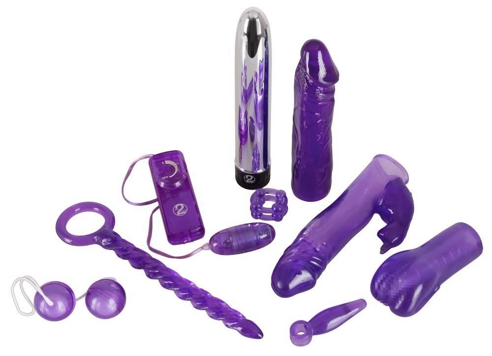Набор секс-игрушек Purple Appetizer Toy Set, 9 шт (фиолетовый)