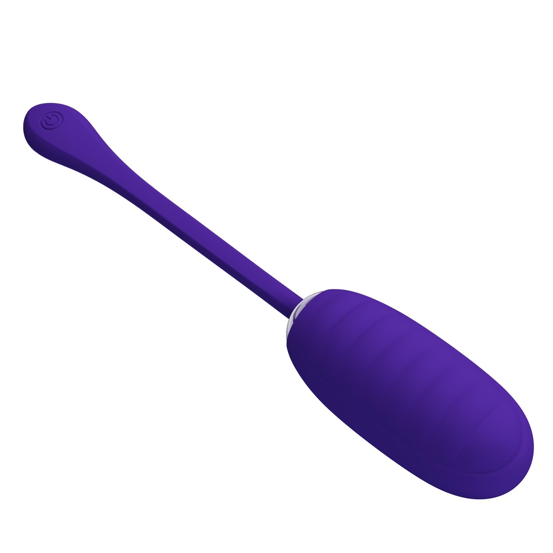 Виброяйцо Pretty Love Kirk Super Soft Silicone, 19.7 см (синий)
