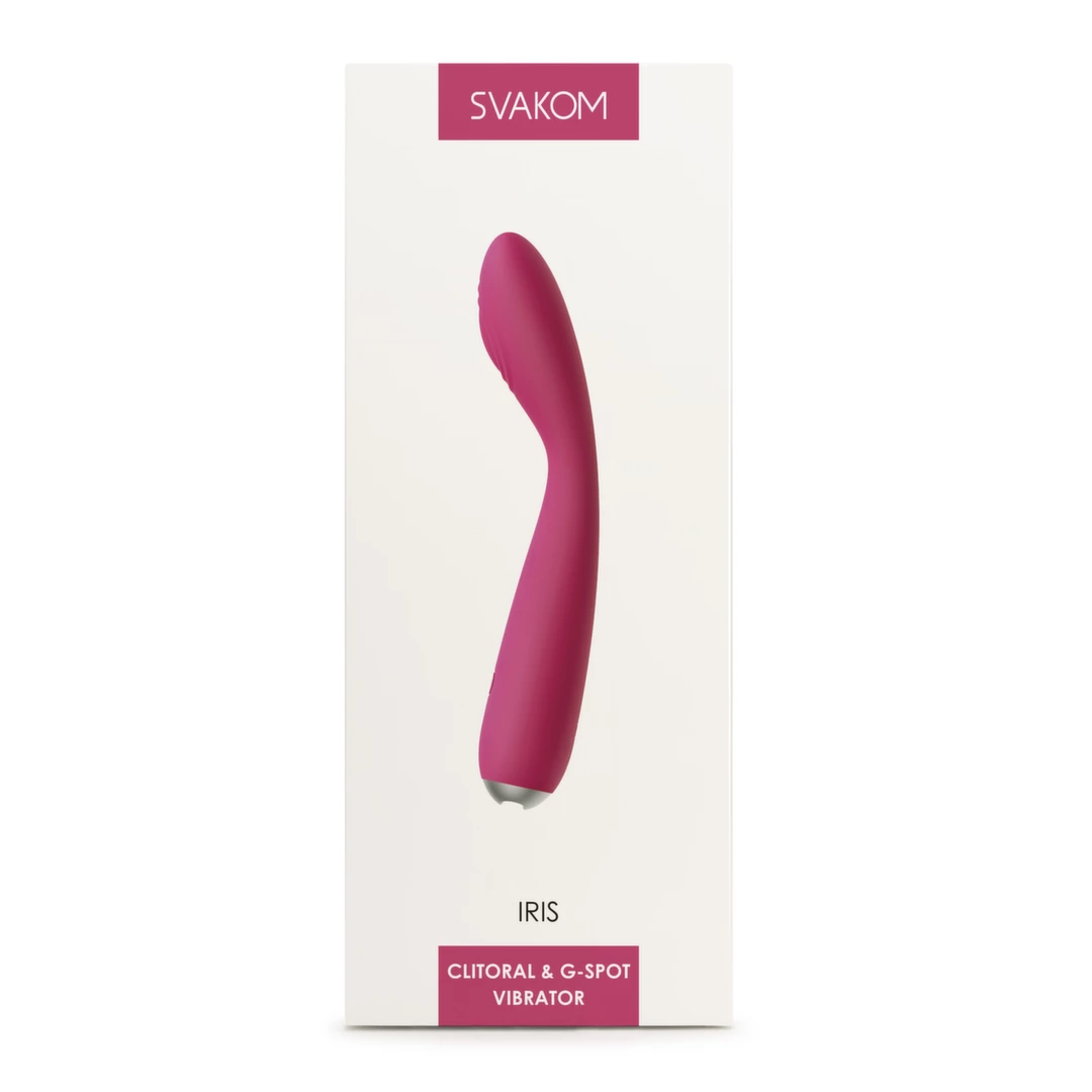 Вибратор Svakom Iris, 18 см (розовый)