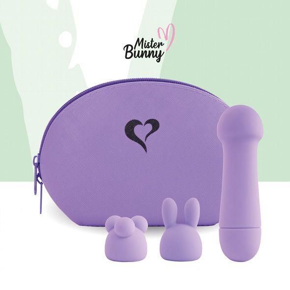 Вибратор для клитора FeelzToys Mister Bunny, 13,5 см (фиолетовый)