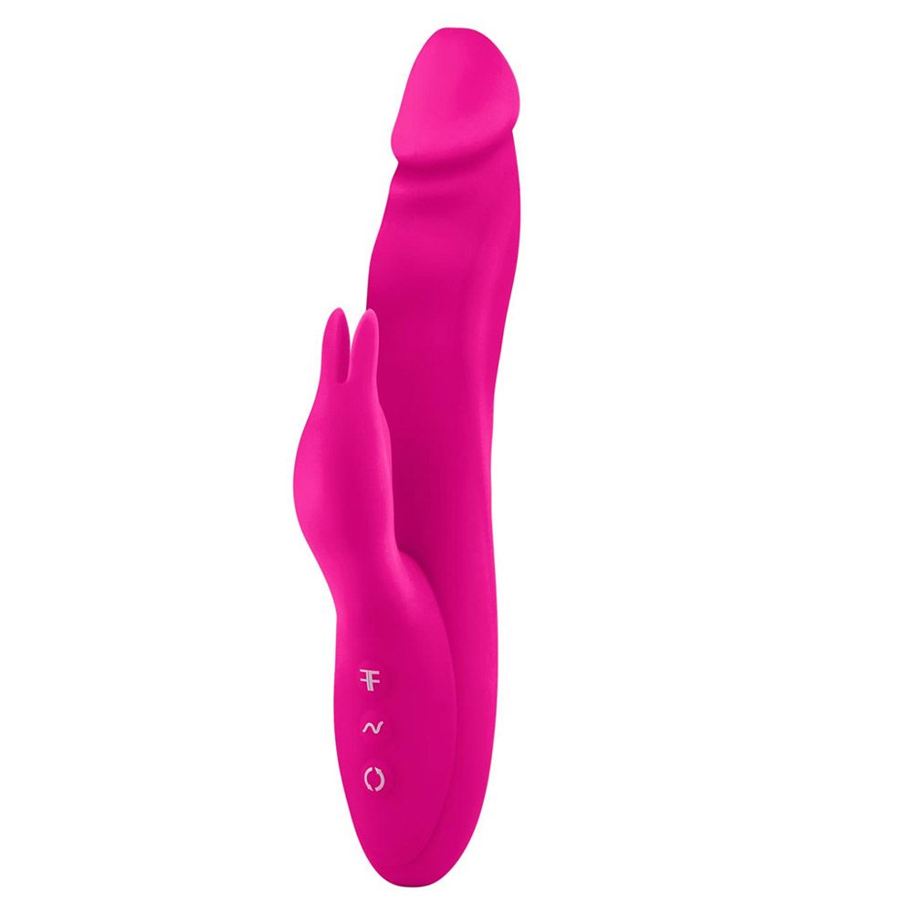Вибратор-кролик Dream Toys Booster Rabbit, 21.6 см (розовый)