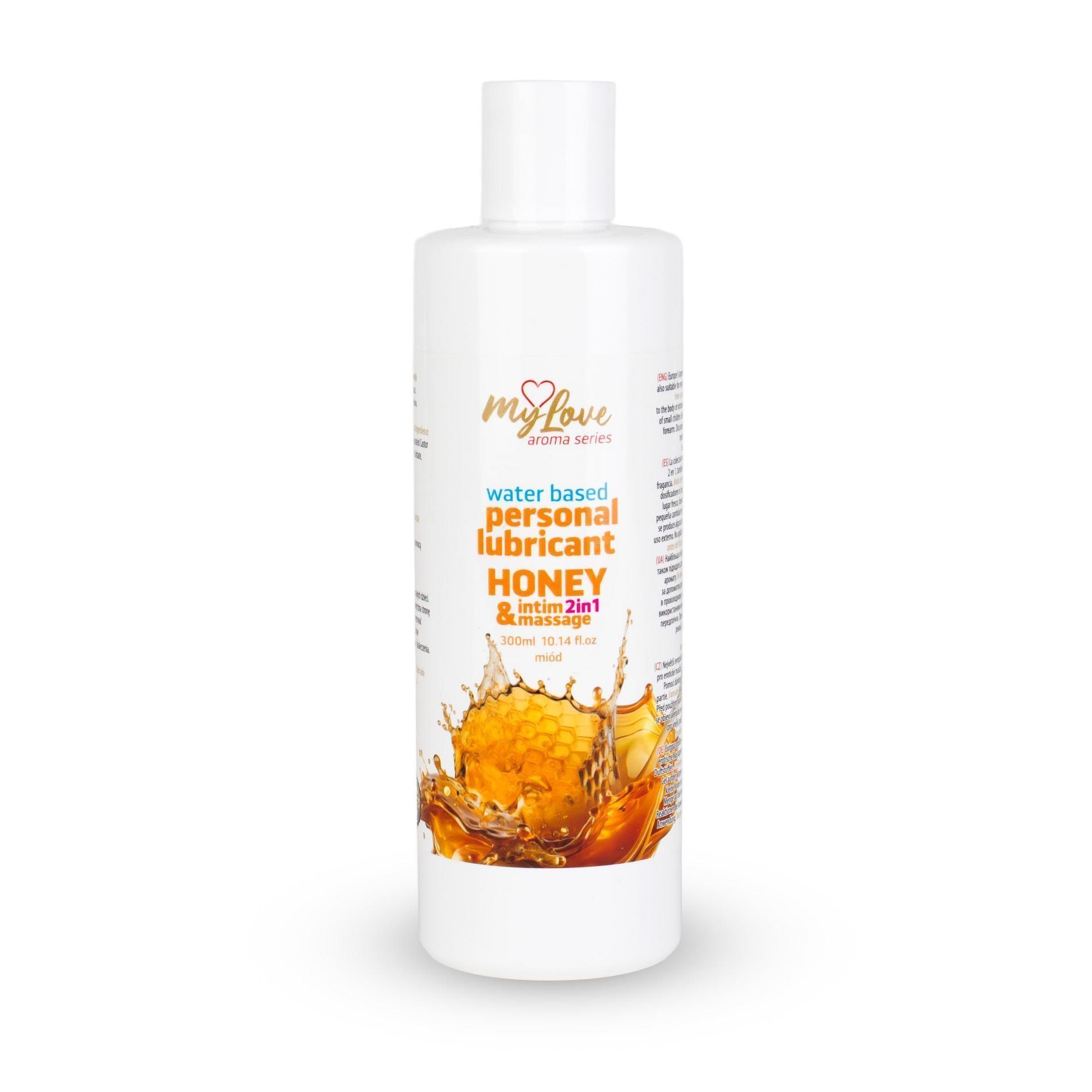 Lubrykant MyLove Aroma Series Intim&Massage 2in1 Honey, 300 ml