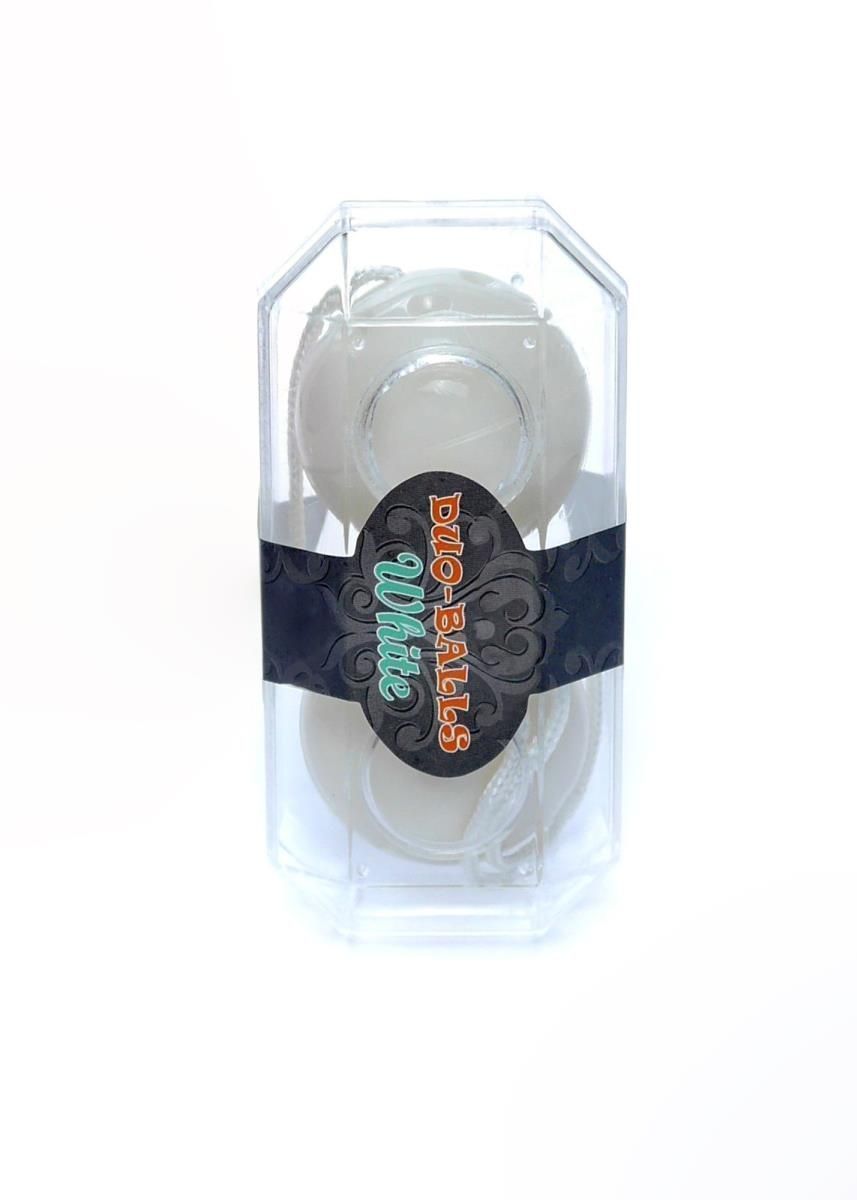 Вагинальные шарики Boss Series Duo Balls, 21 см (белый)