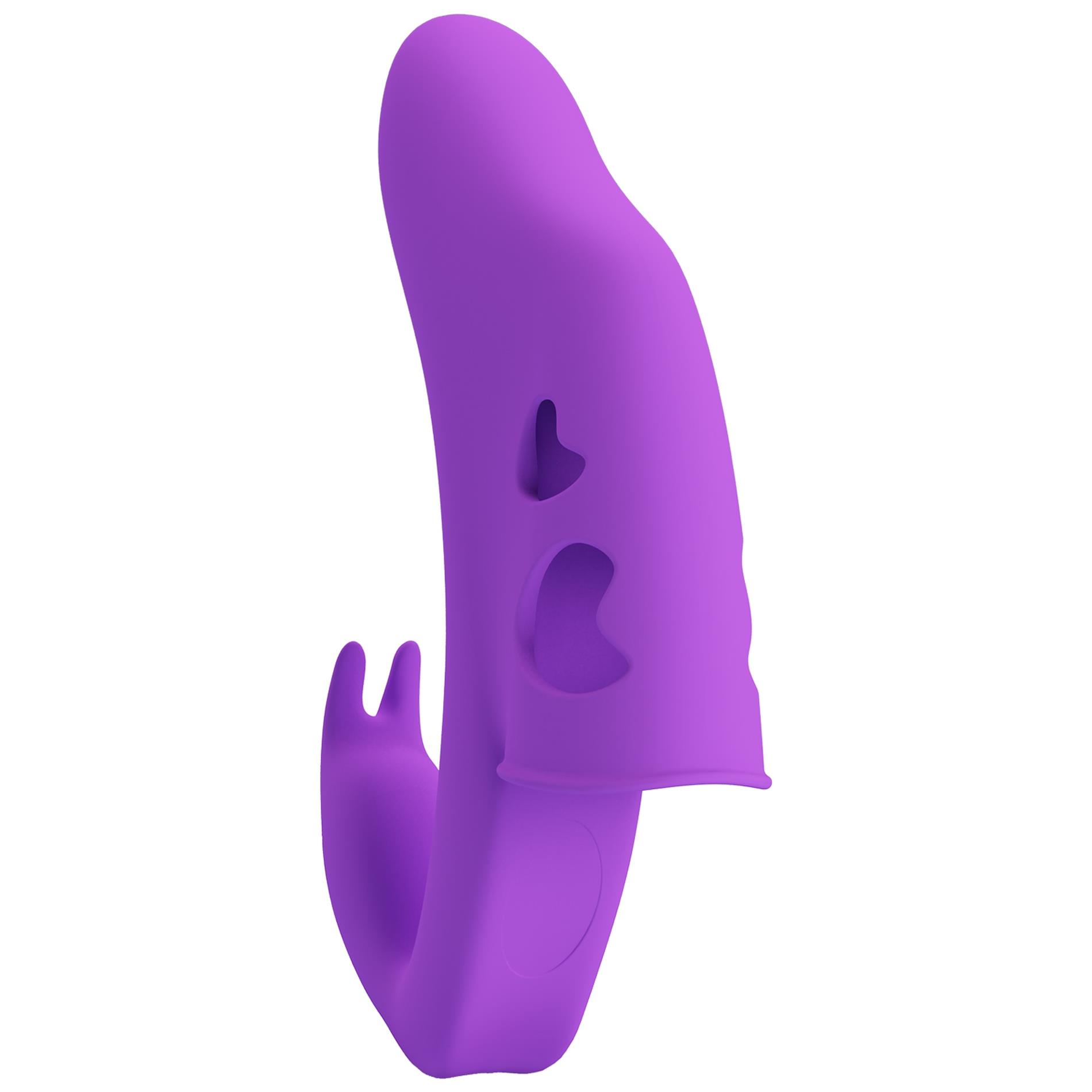 Wibrator na palec Pretty Love Yenna Honey, 9.5 cm (fioletowy)