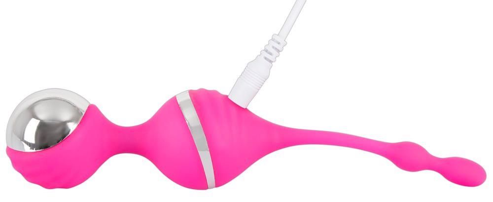 Вагинальные шарики Smile Vibrating Love Balls Rechargeable, 18 см (розовый)