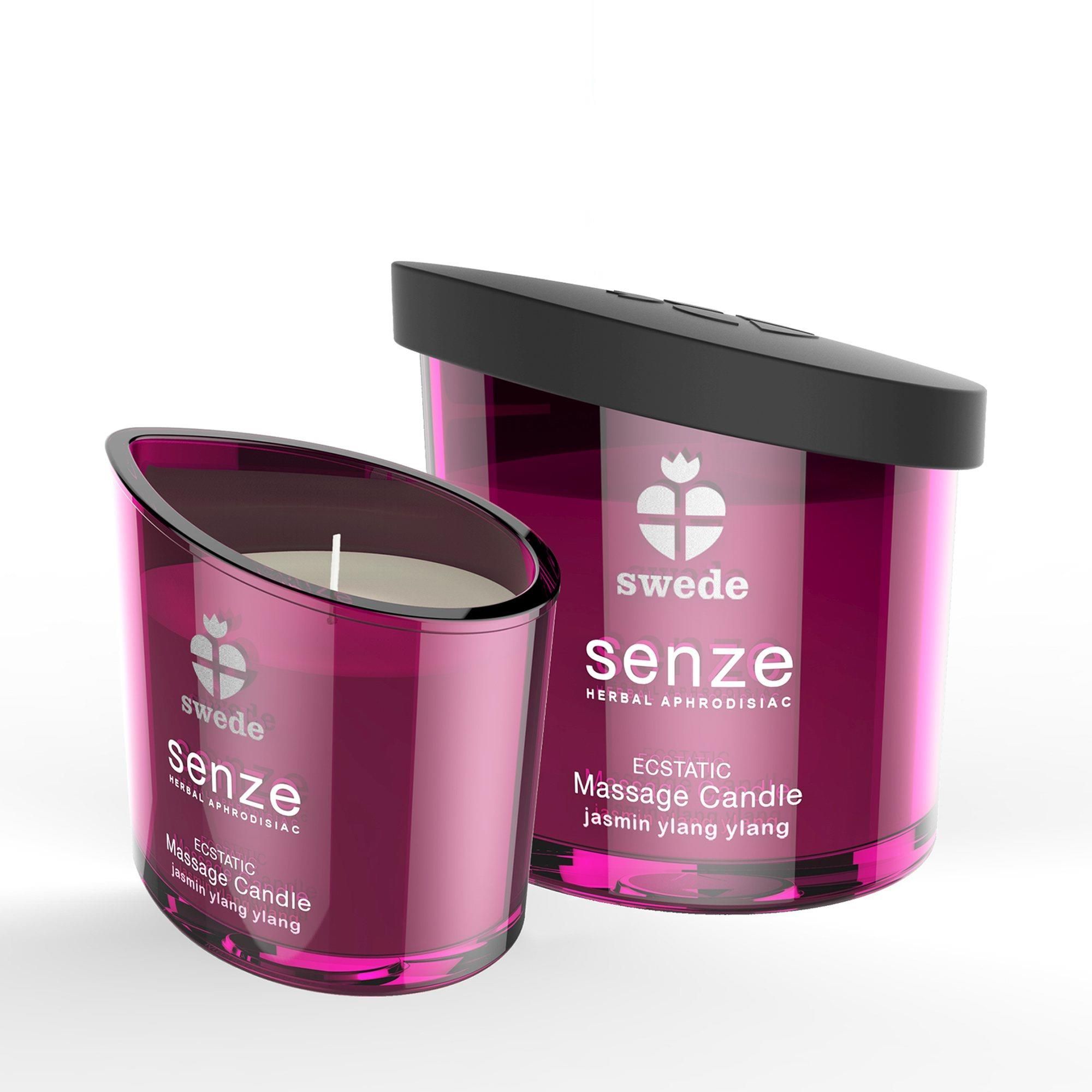 Массажная свеча Senze Ecstatic Massage Candle жасмин/иланг-иланг, 50 мл
