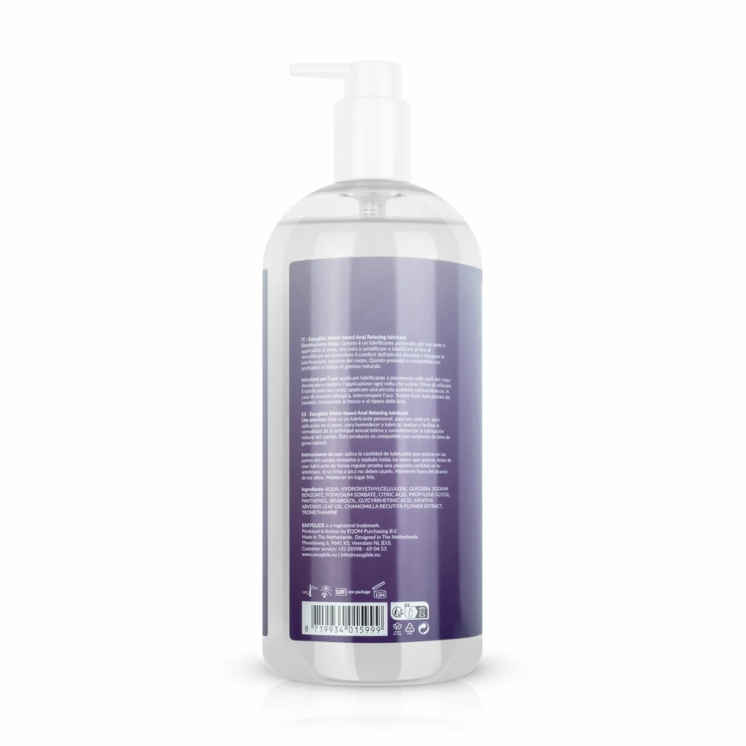 EasyGlide Anal Relaxing - Lubrykant na bazie wody, Bez zapachu i smaku, 1000 ml