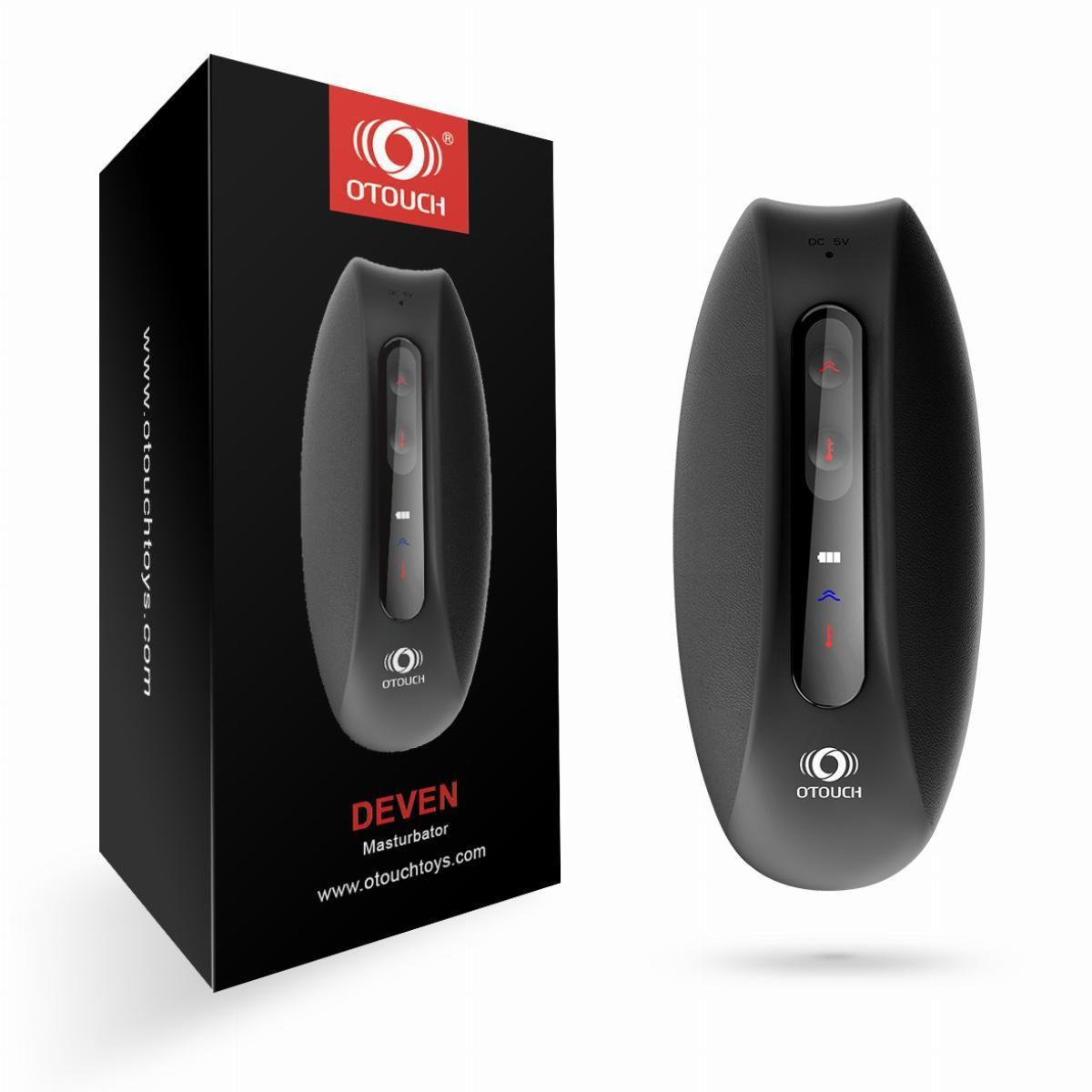 Masturbator z wibracjami Otouch DEVEN (czarny)