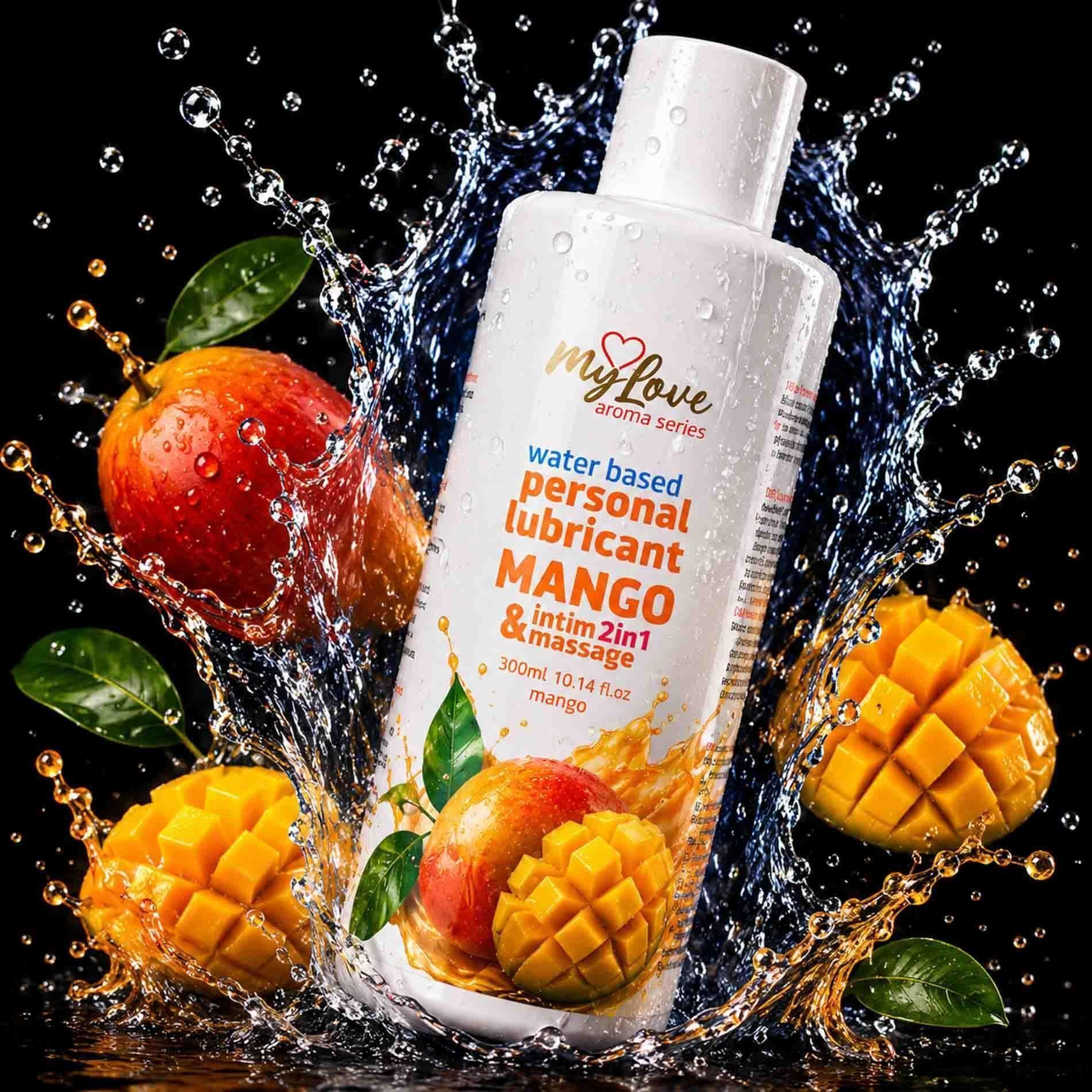Лубрикант MyLove Aroma Series Intim&Massage 2in1 Mango, 300 мл
