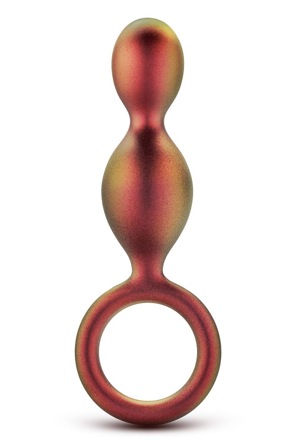 Korek analny Anal Adventures Matrix Loop Plug, 13.3 cm (pomarańczowy)