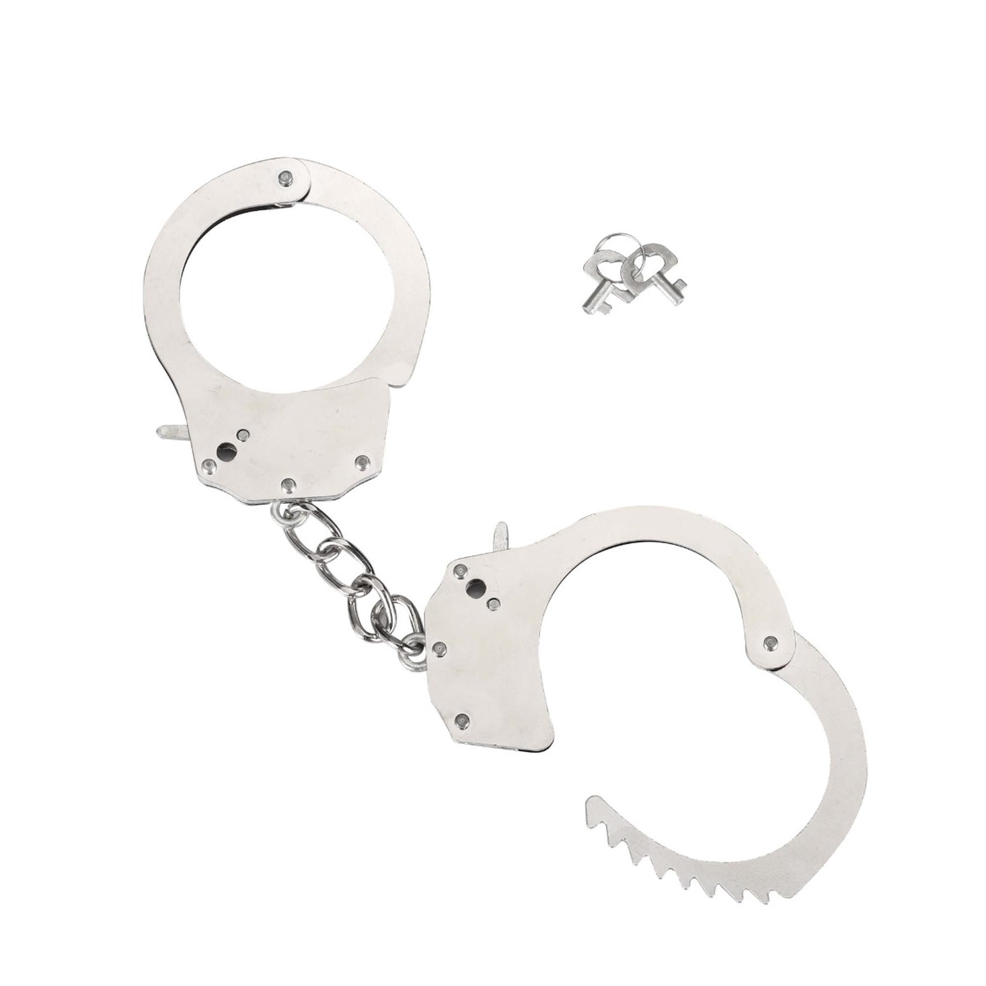 Наручники металеві Heavy Metal Handcuffs Kinx, 26 см (сріблястий)
