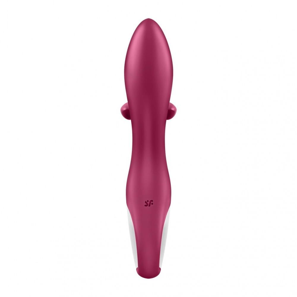 Вібратор-кролик Satisfyer Embrace Me, 20,5 см (бордовий)