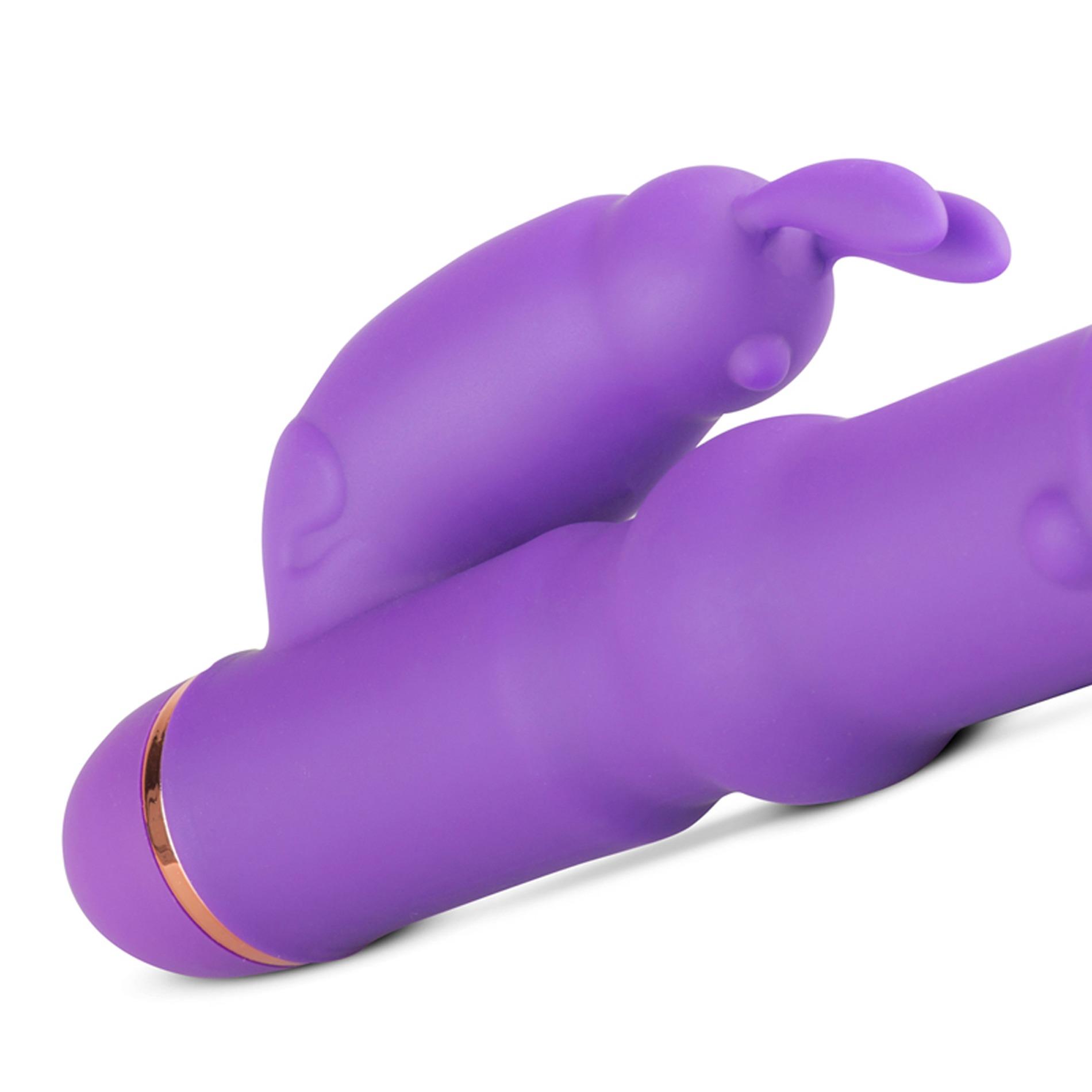 Вибратор-кролик Teazers Silicone Rabbit, 19 см (фиолетовый)