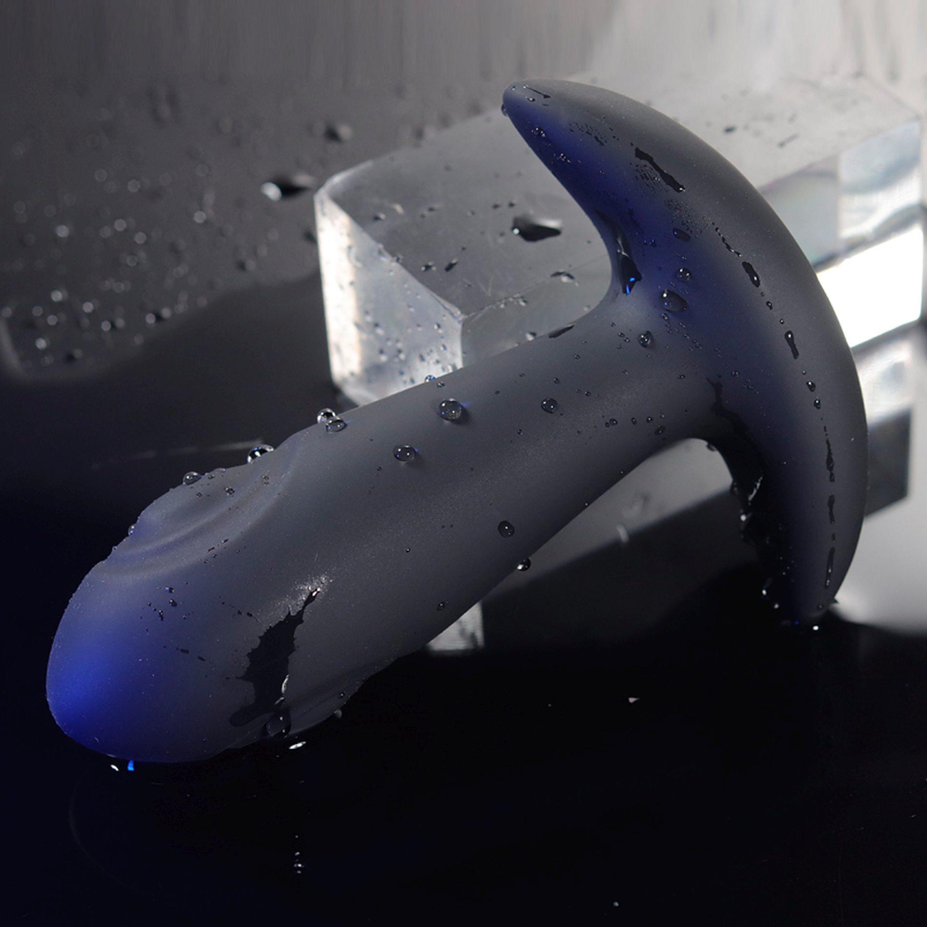 Korek analny B - Seria Cute, 10.1 cm (czarny)