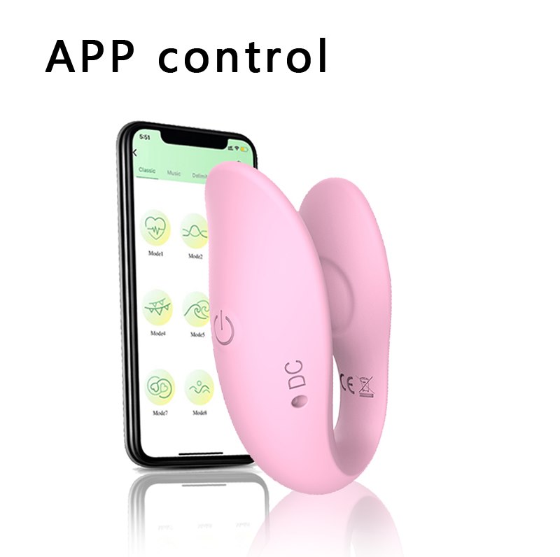 Вибратор для пар Erospace Sweet Play A7, 9,8 см (розовый)