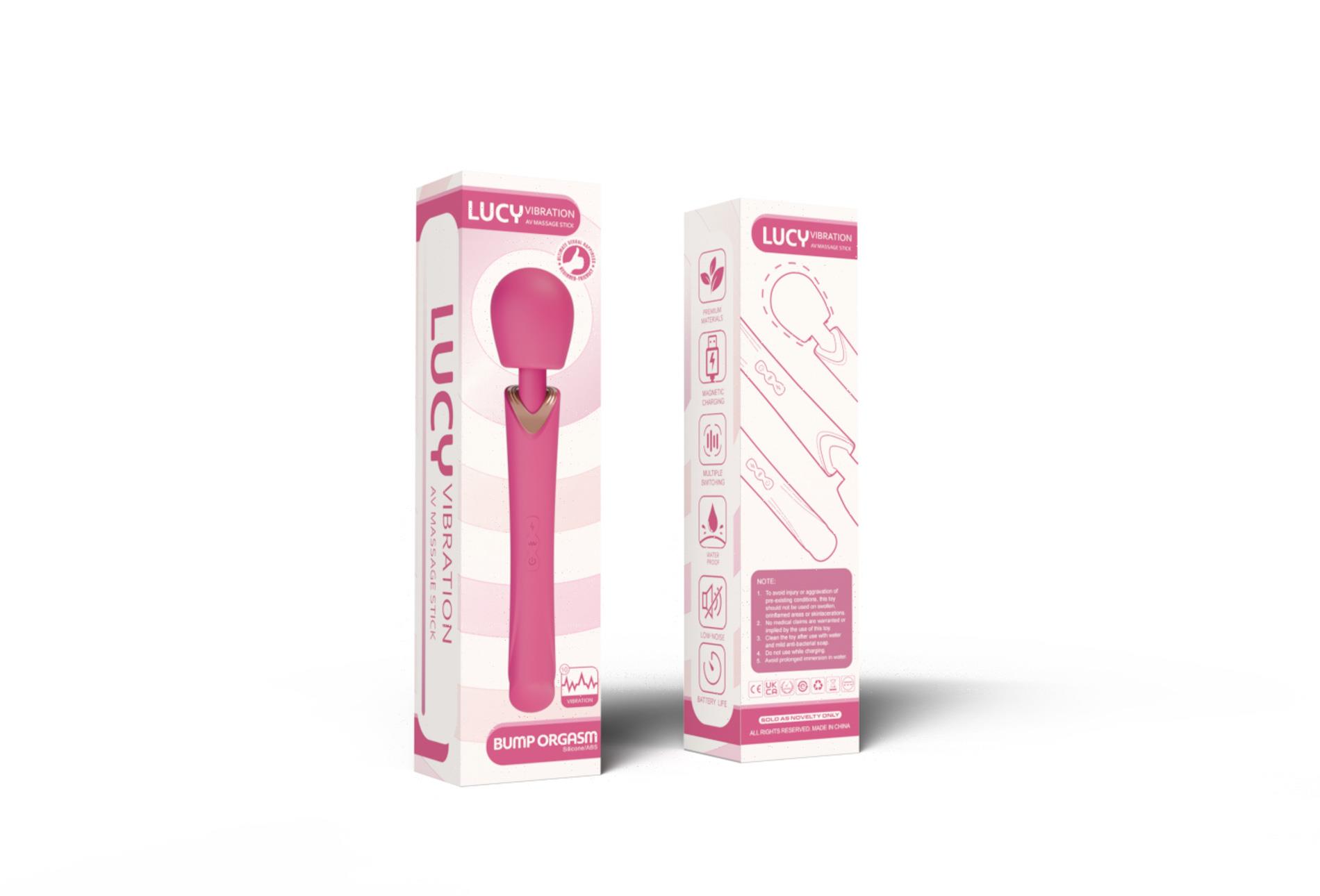Вибратор B - Series Cute Perfect Wand, 30 см (розовый)