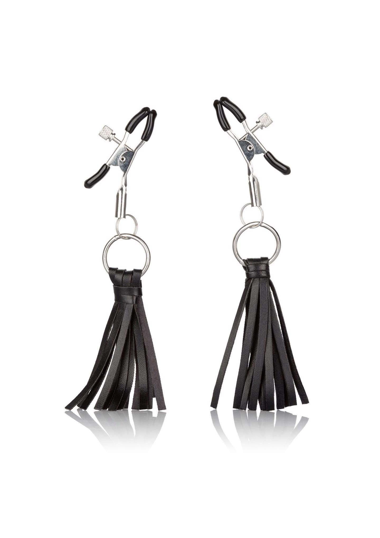 Зажимы для сосков Calexotics Playful Tassels (черный)