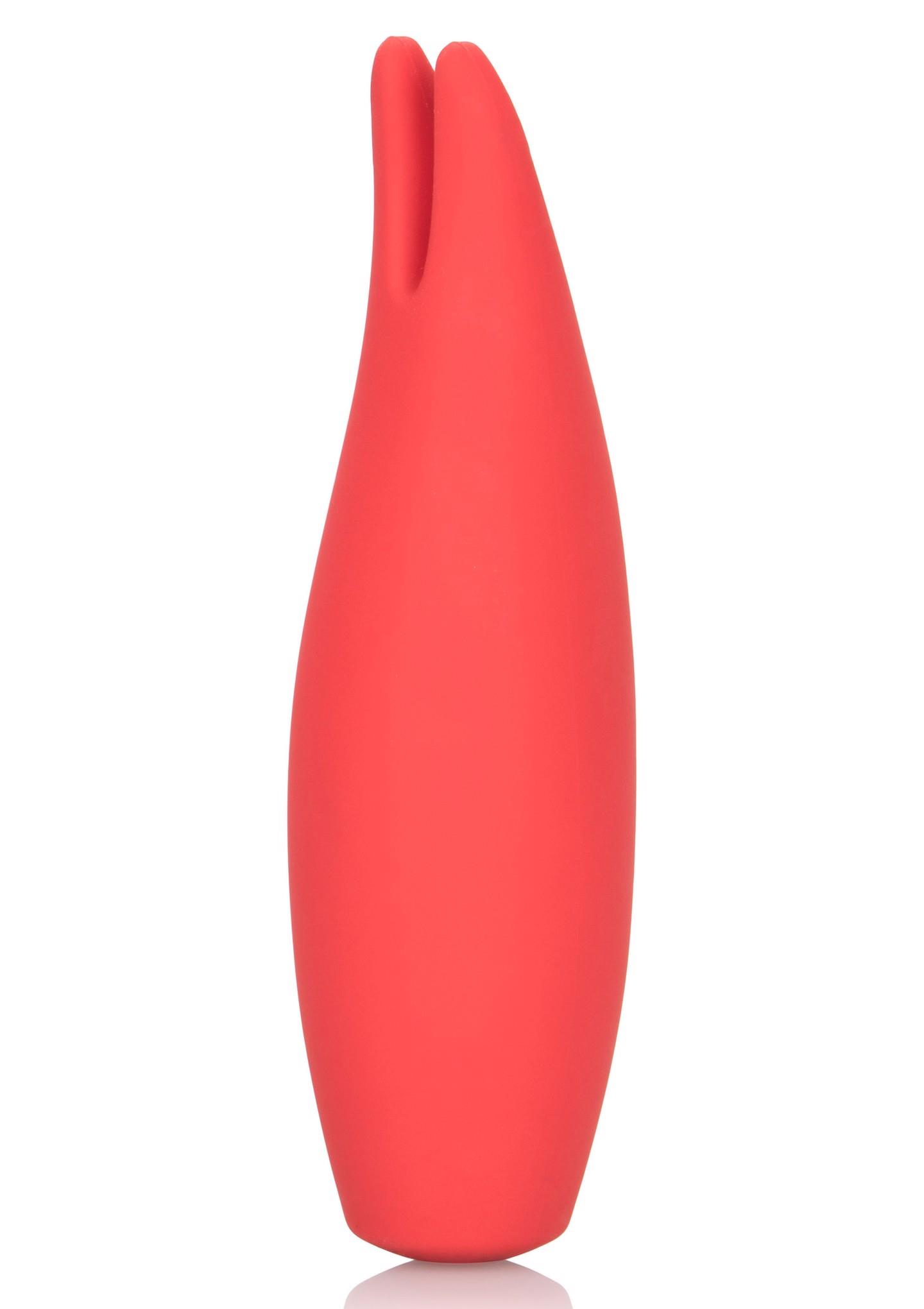 Вибратор для клитора CalExotics Red Hot Flare, 11,5 см (красный)