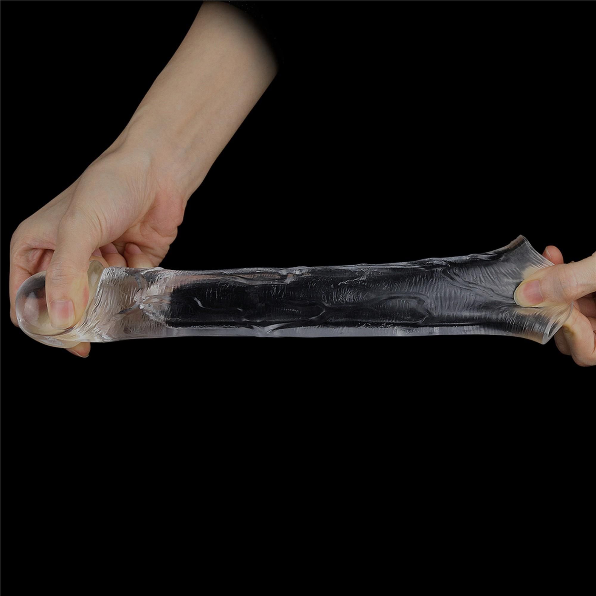 Насадка на пеніс LoveToy Flawless Clear Penis Sleeve Add 2, 19 см (прозорий)