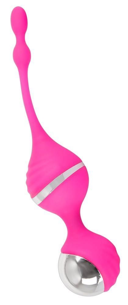 Вагинальные шарики Smile Vibrating Love Balls Rechargeable, 18 см (розовый)