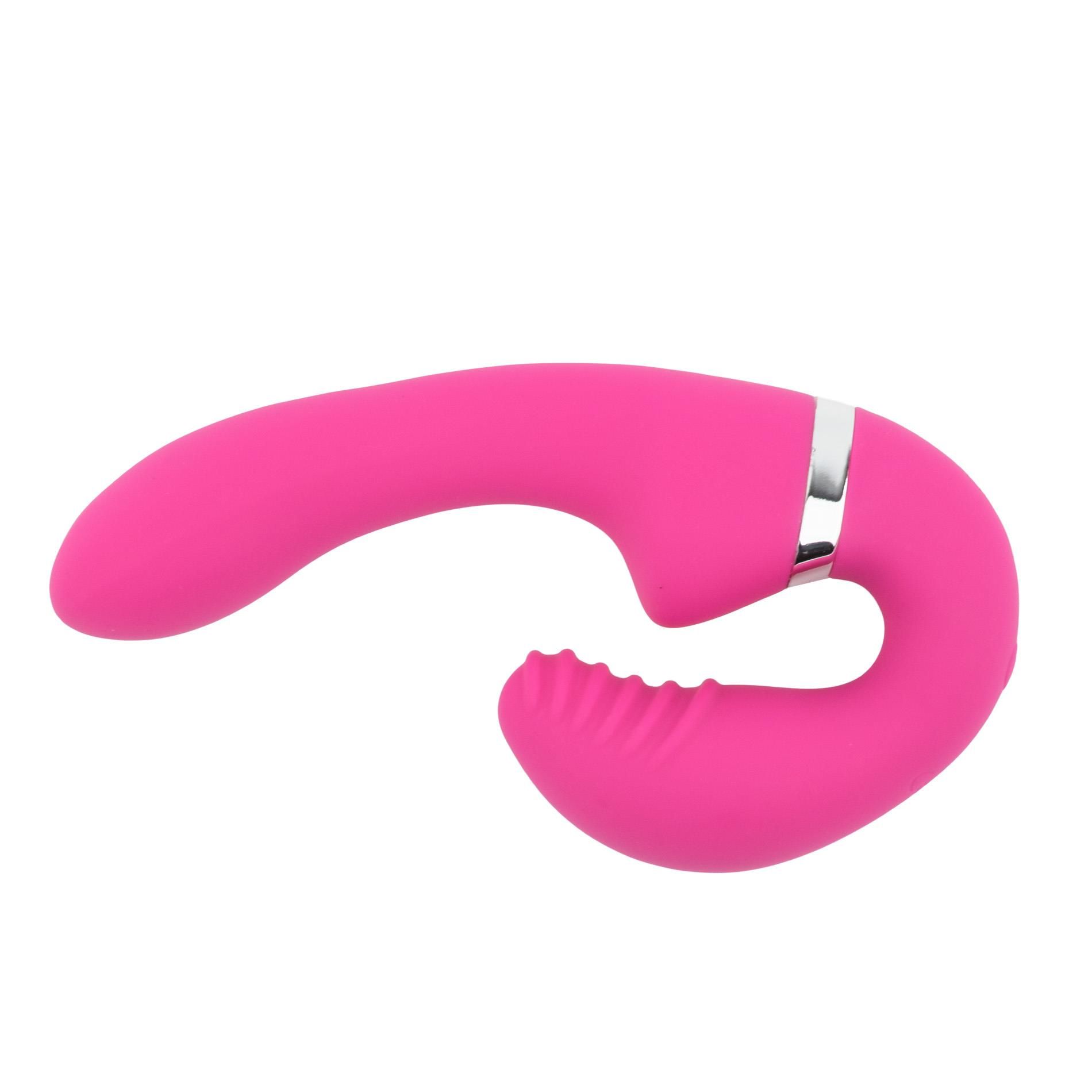 Boys of Toys B - Series Toughe 3 - Dual Pleasure - Wibrator podwójnej stymulacji B -, Różowy, 17.7 cm