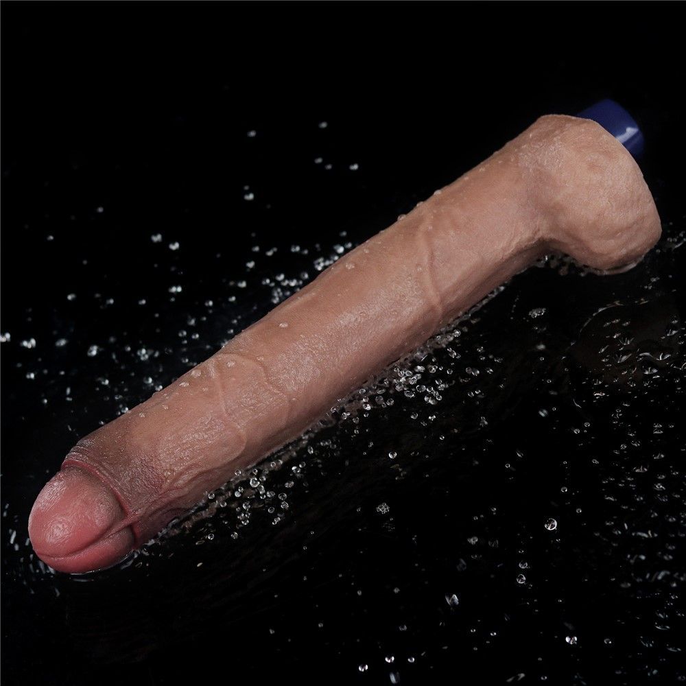 Вибратор Lovetoy Real Softee 10.5", 26,5 см (коричневый)