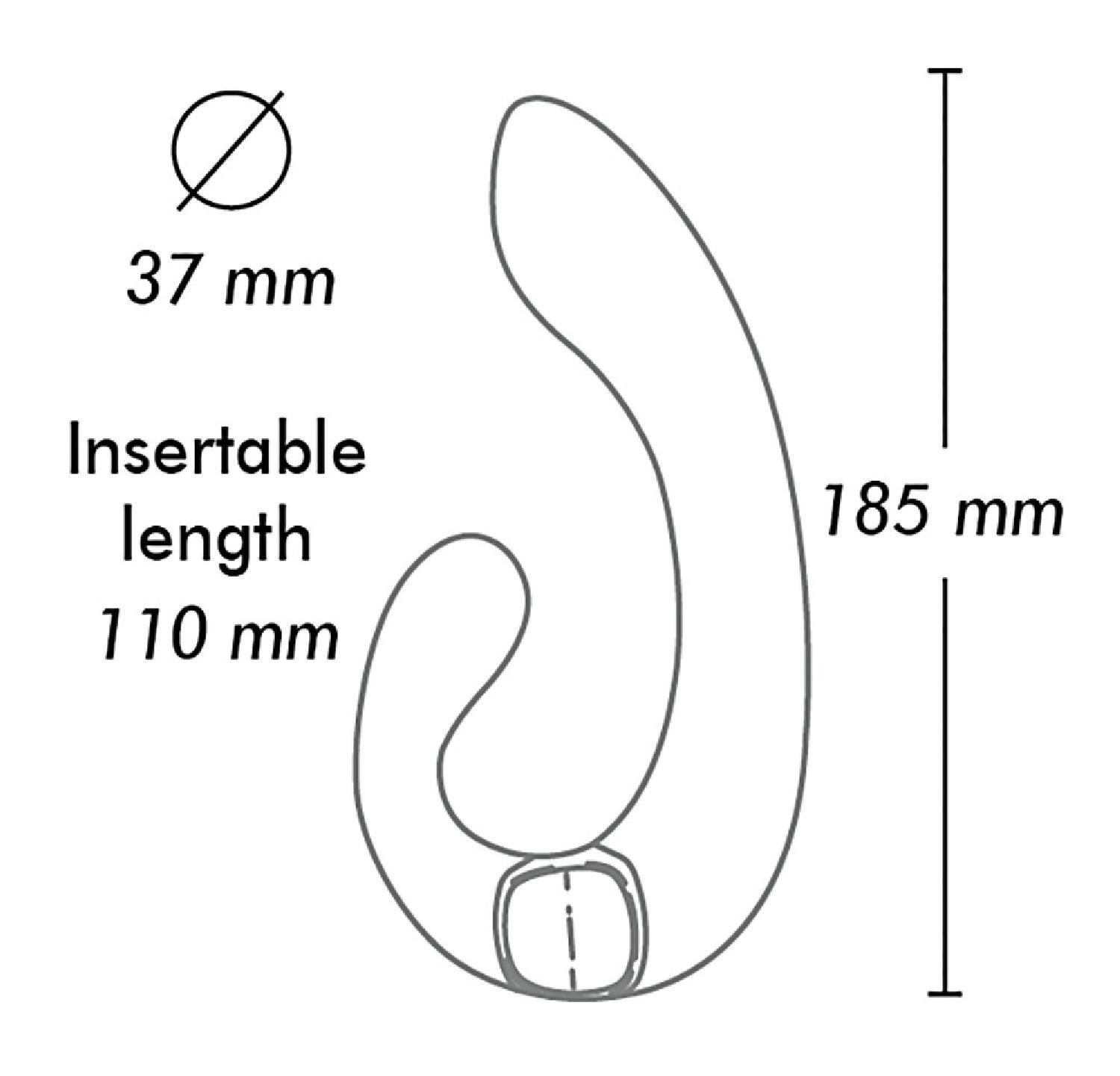 Вібратор Shunga Miyo Intimate, 18,5 см (світло-рожевий)