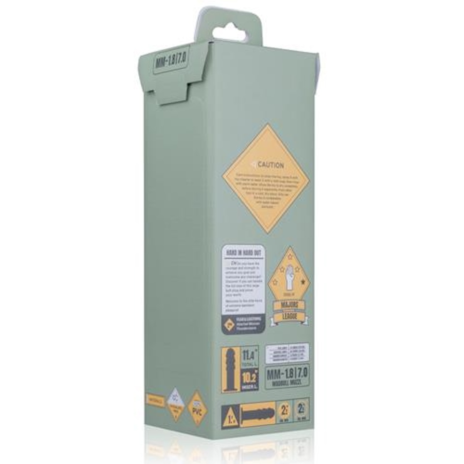 Korek analny Buttr Majors League, 28,9 cm (czarny)